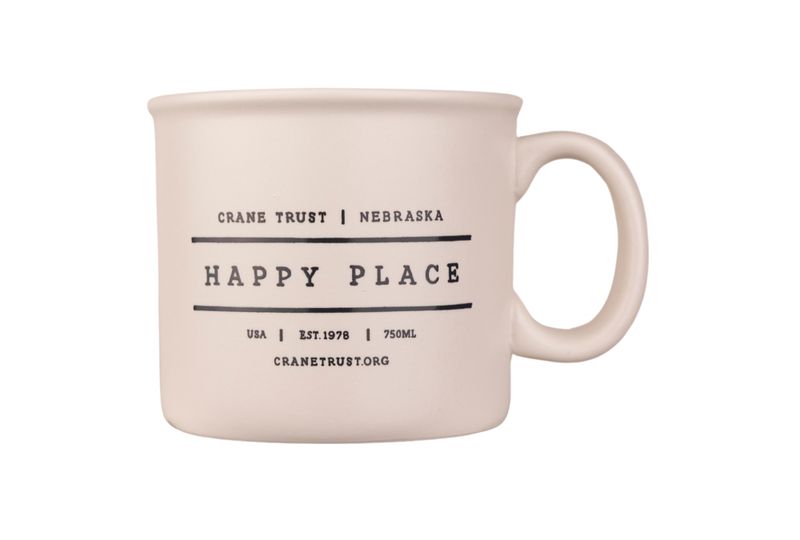 Crane Trust Happy Place Mug