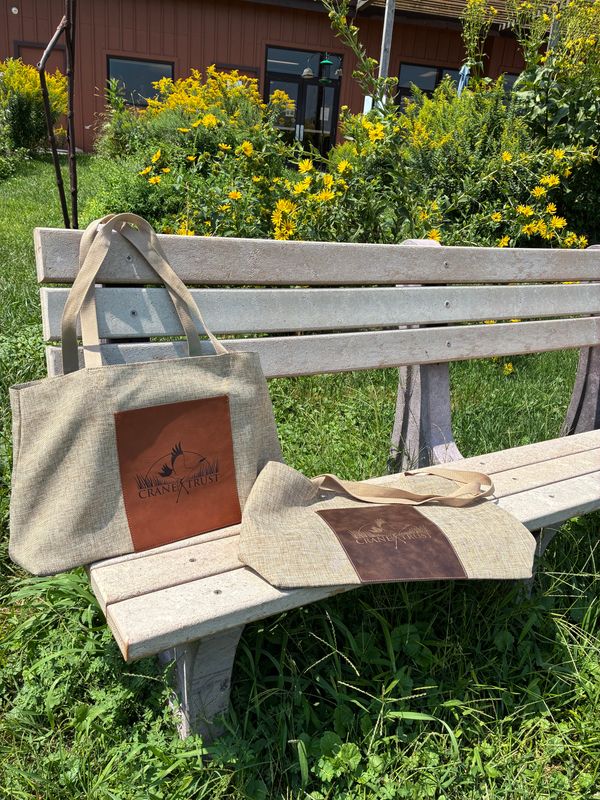 Rawhide Burlap Bag with Logo