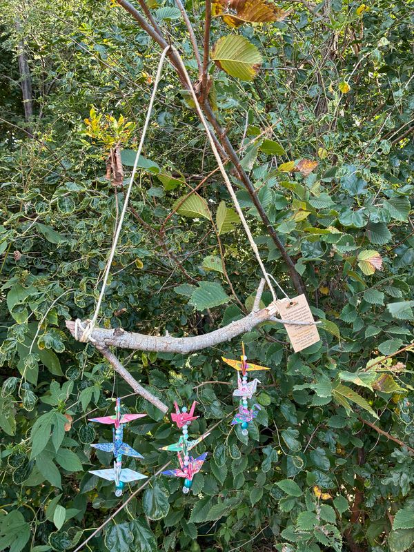 Hanging Origami on Branch #3