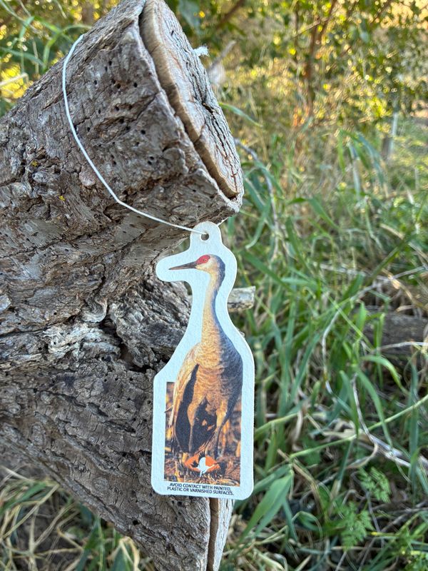 Sandhill Crane Car Air Freshener