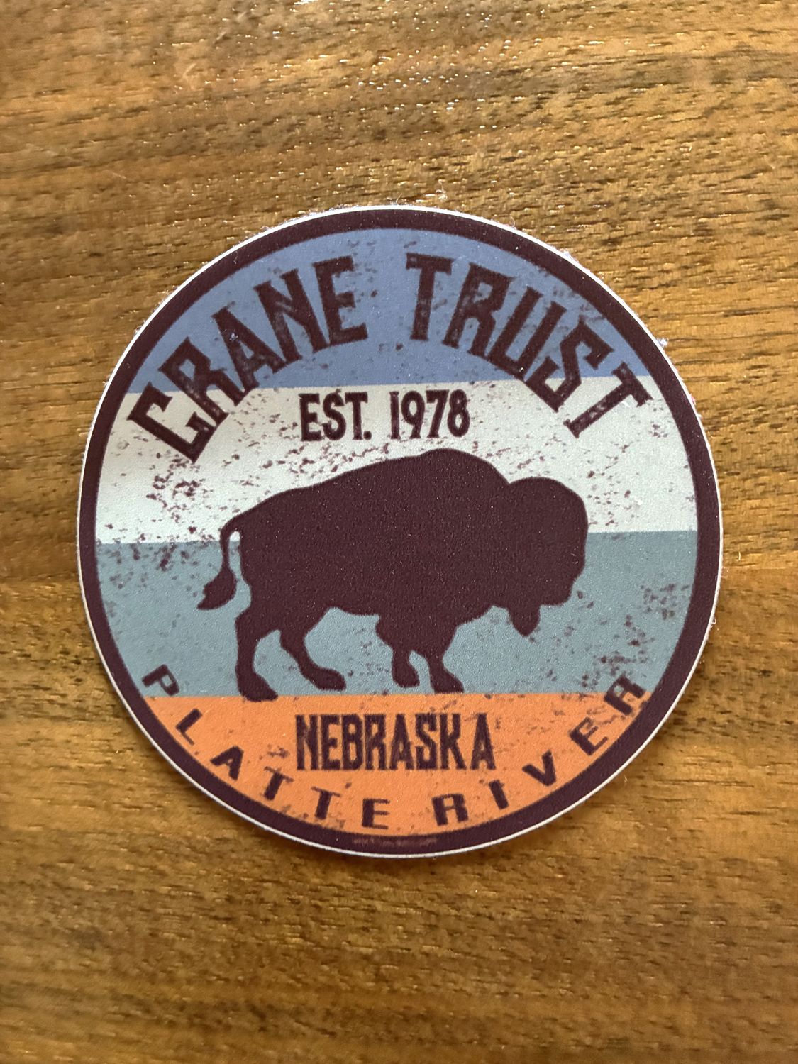 Tricolor Bison Sticker