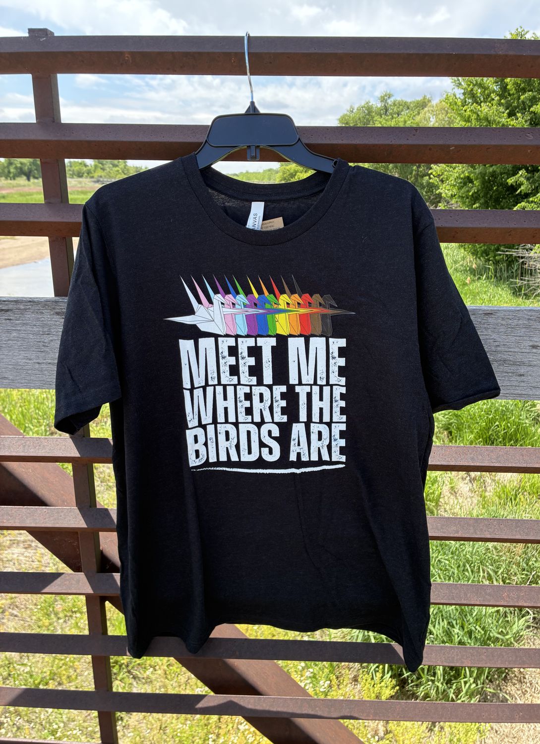Cranebow T-Shirt by Snarky Sparrow