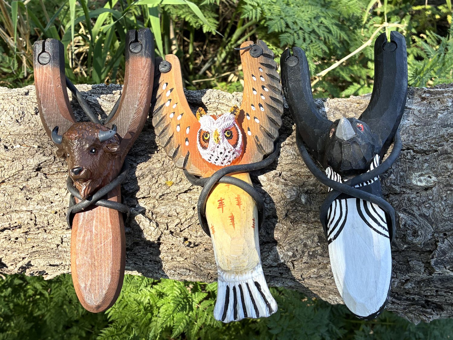 Wooden Animal Slingshot