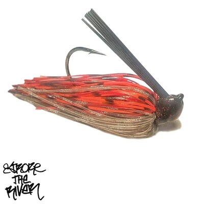 Grey and red banded 7g