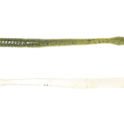 MB Fat Finesse Worm ( Floating ) 6&quot; Watermelon Pearl Lam