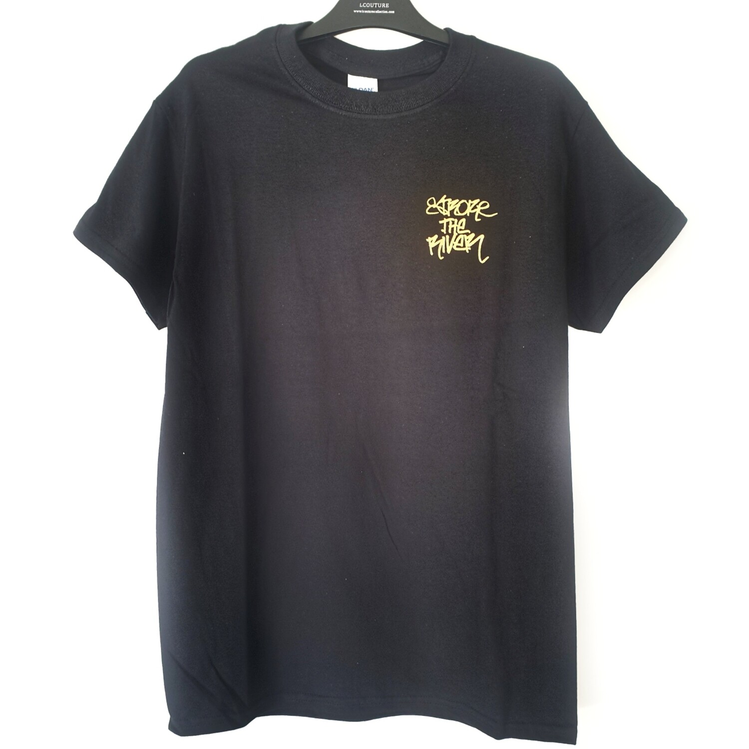 Tshirt coton floqué or