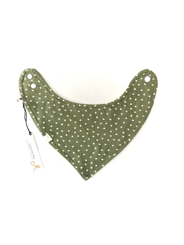 Bandana Petits coeurs verts