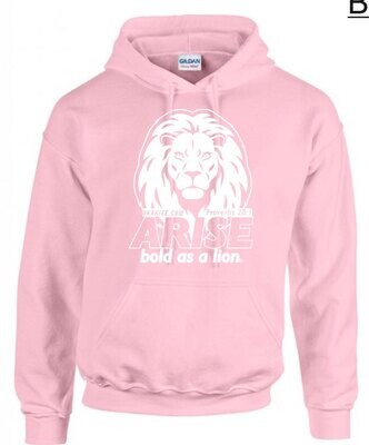 'Bold As A Lion' Emblem Hoodie