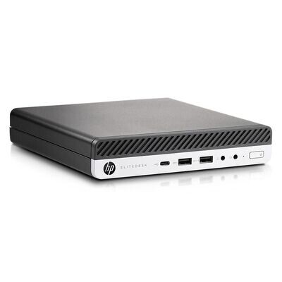 HP EliteDesk 800 G3 Mini + adaptateur DP vers HDMI