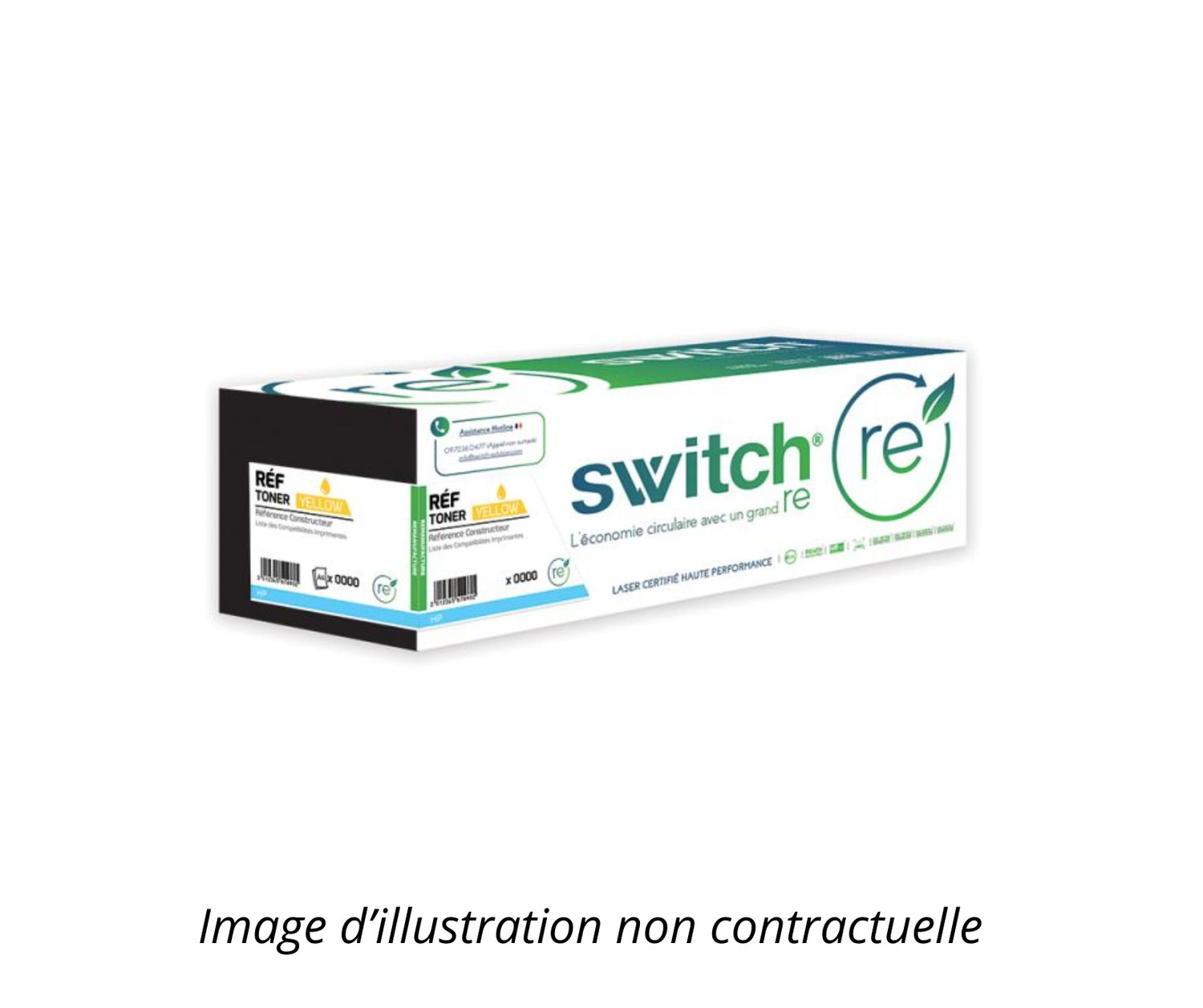 Hp 415X - SWITCH RE Toner rema équivalent à W2031X, 415X - Cyan