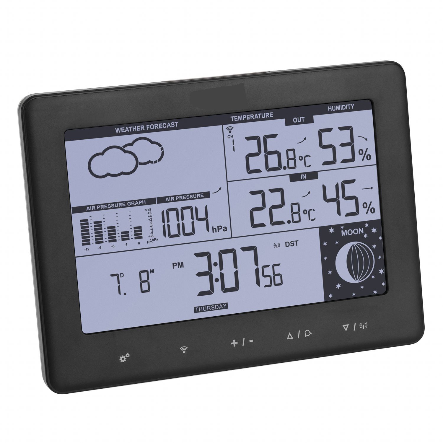 Barometerische Wetterstation mit Funkuhr