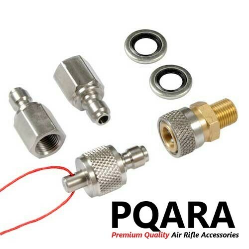 PQARA PCP Air Rifle Quick Couple Starter Kit - Foster Daystate 1/8 bsp Standard Fitting