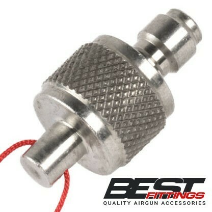 Daystate / Foster Quick Coupler Stainless Cylinder Pressure Test Dust Plug - BEST FITTINGS