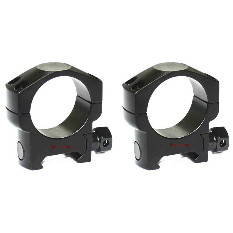 Vector Optics 30mm SCTM-27 Two Piece - 21mm Weaver Picatinny Mounts - Low