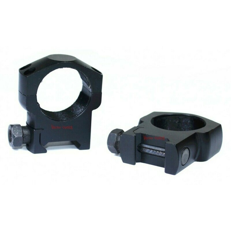 Vector Optics 30mm SCTM-22 Two Piece - 21mm Weaver Picatinny Mounts - Medium