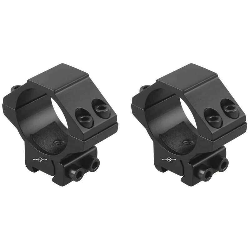 Vector Optics SCOT-53L 1&quot; 25.4mm Two Piece - 11mm Dovetail  Mounts - Low
