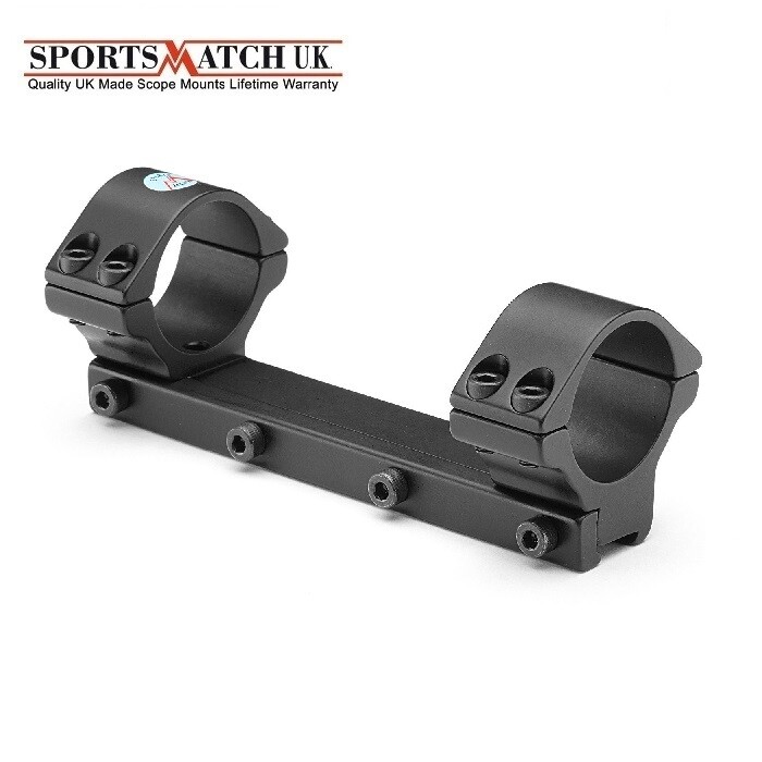 Sportsmatch Wulf 0P39C 30mm Tube 1 Piece Double Clamp Rifle Scope Mount 9-11mm (Medium)