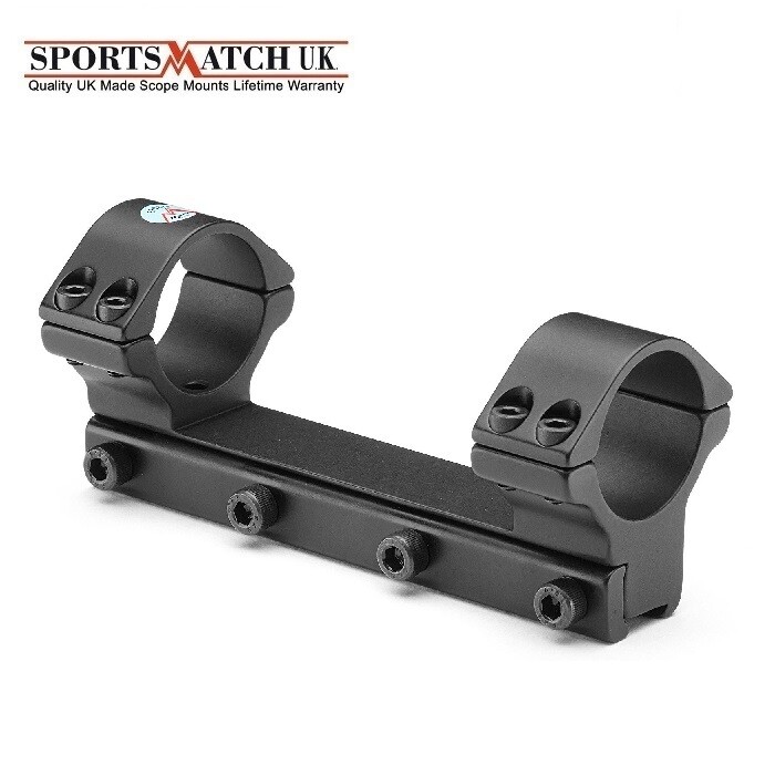 Sportsmatch H0P40C 30mm Tube 1 Piece Double Clamp Rifle Scope Mount 9-11mm (High)
