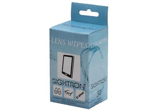Sightron Lens Cleaning Wipes (Pack of 30)