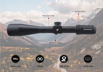 Vector Optics (Victoptics) OPFF-02 S4 6-24x50 FFP Riflescope