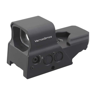 Vector Optics SCRD-04 S1 Omega - Multi Reticle Red Dot Sight - USB Rechargeable LIR Tactical - Eo Tech Style