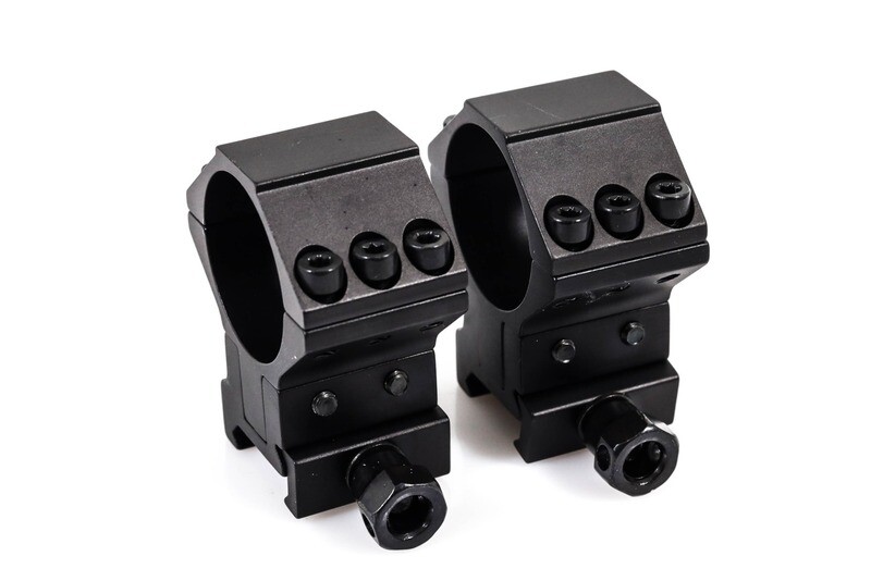 WULF 30mm 40 MOA Adjustable 6 Screw 21mm 2 Piece Weaver Picatinny Mounts