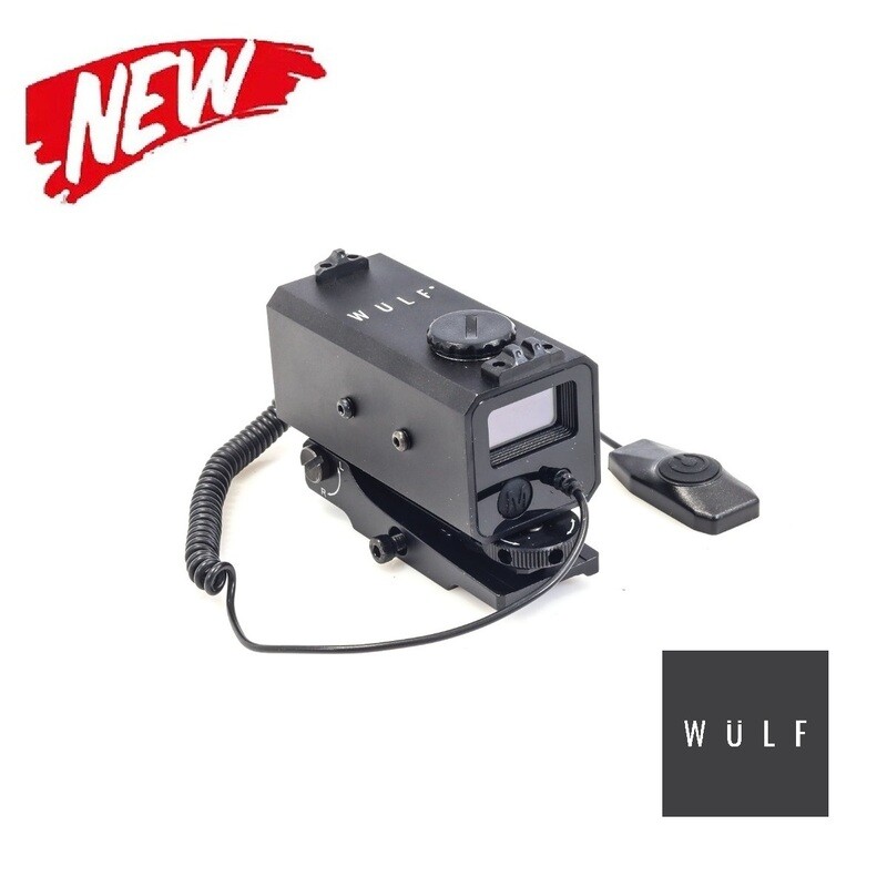 WULF Arrow 1200m OLED Picatinny Mountable Laser Rangefinder - With Adjustable Mount &amp; Remote Trigger