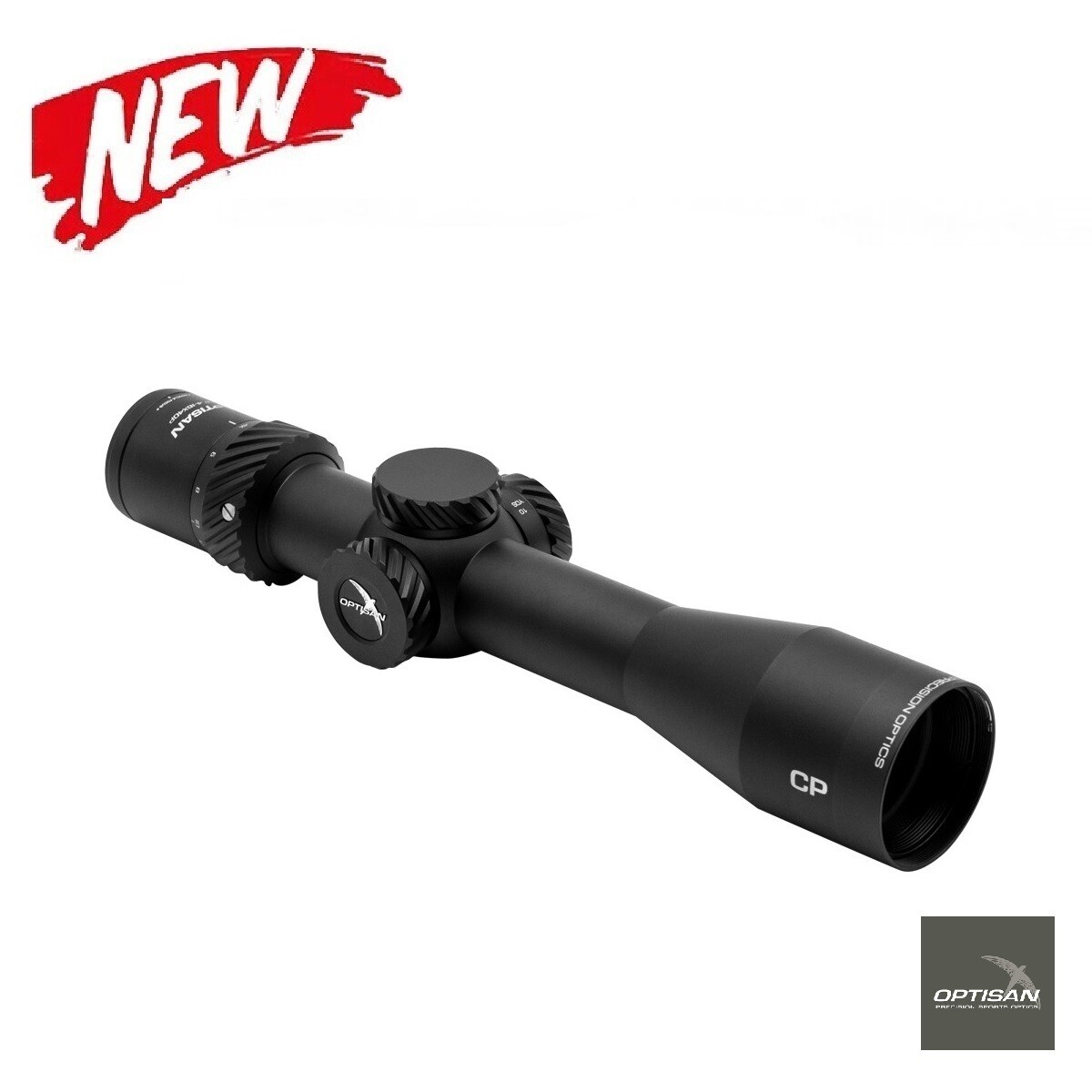Optisan Optics CP 4-16x40 SFP MRAD-MH10 Side Focus 0.1 MRAD Rifle Scope