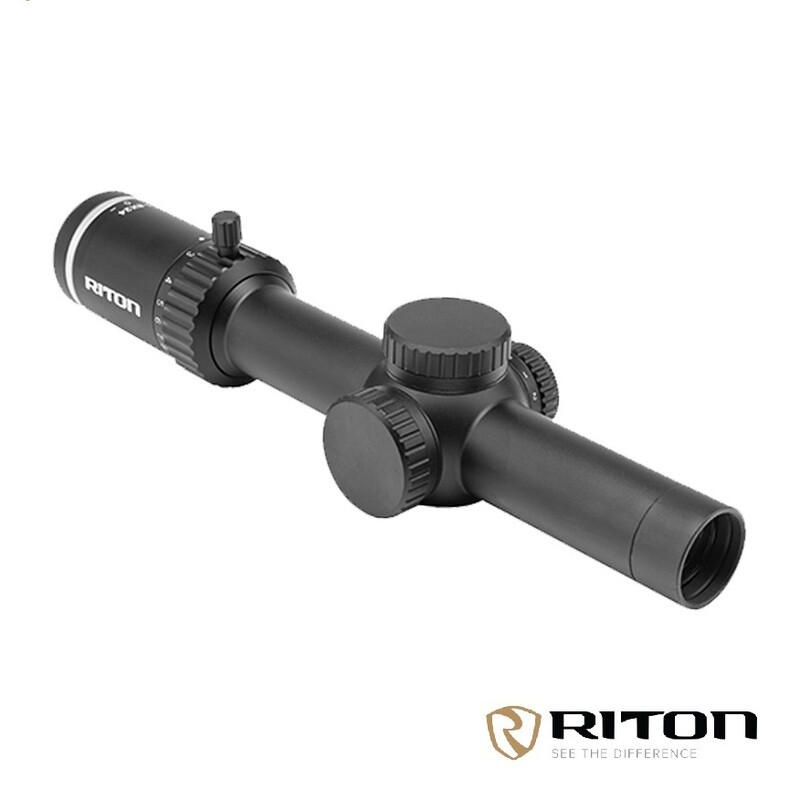 Riton 3 TACTIX 1-8×24 IR (2022) Rifle Scope - OT Reticle