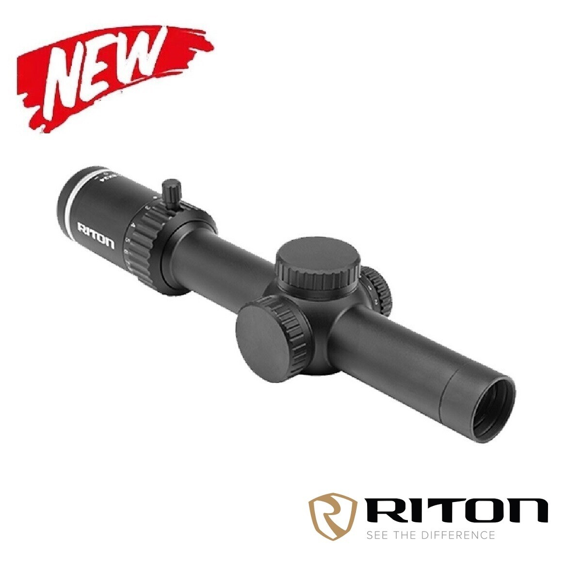Riton 3 TACTIX 1-8×24 IR (2022) Rifle Scope - OT Reticle
