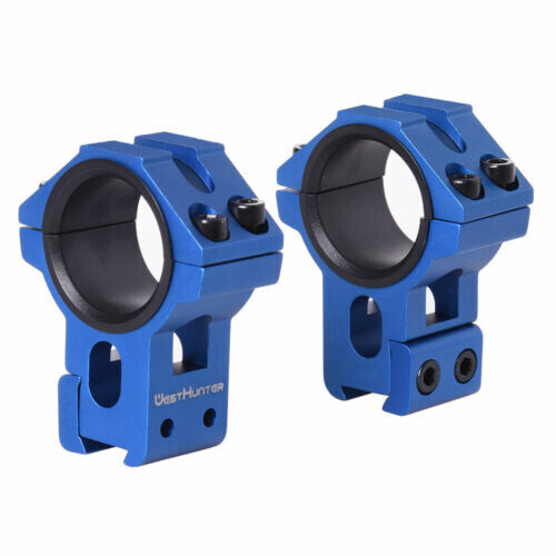 WestHunter 30mm/1&quot; High Dovetail Mounts (Blue)