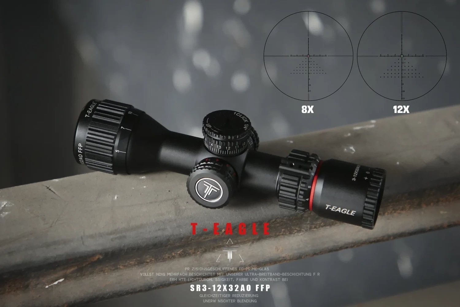 T-Eagle SR 3-12x32 AO FFP - The Pocket Rocket