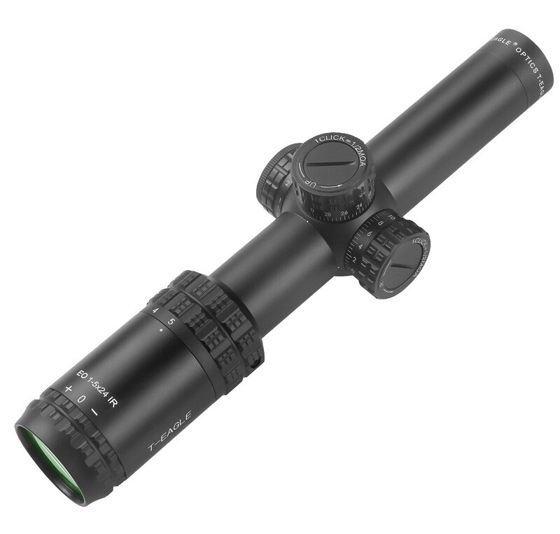 T-Eagle EO 1-5x20 IR Ultra Compact SFP Rifle Scope