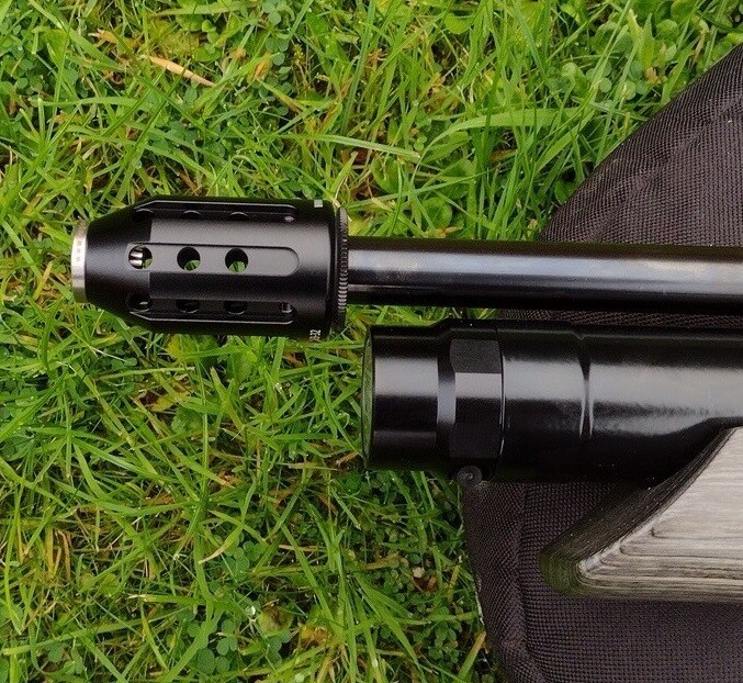 EVC Eaglevisioncam MZB-32 Muzzle Brake / Air Stripper with Interchangeable caliber (The Slim Jim)