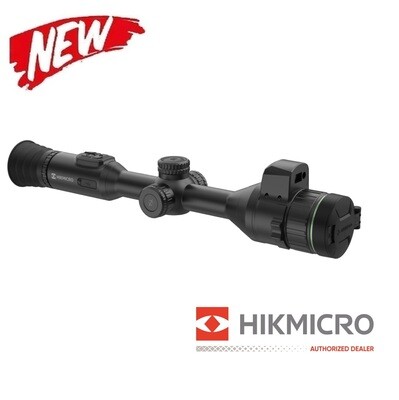 HIKMICRO ALPEX-4K-LRF A50EL Day & Night Rifle Scope with Laser Range Finder + Free Adjustable Mounts Worth £34
