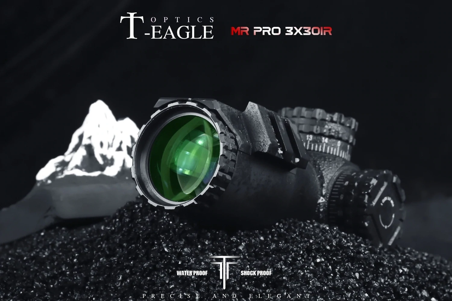 T-Eagle MR Pro 3x30IR 34mm Tubes Ultra compact Rifle Scope