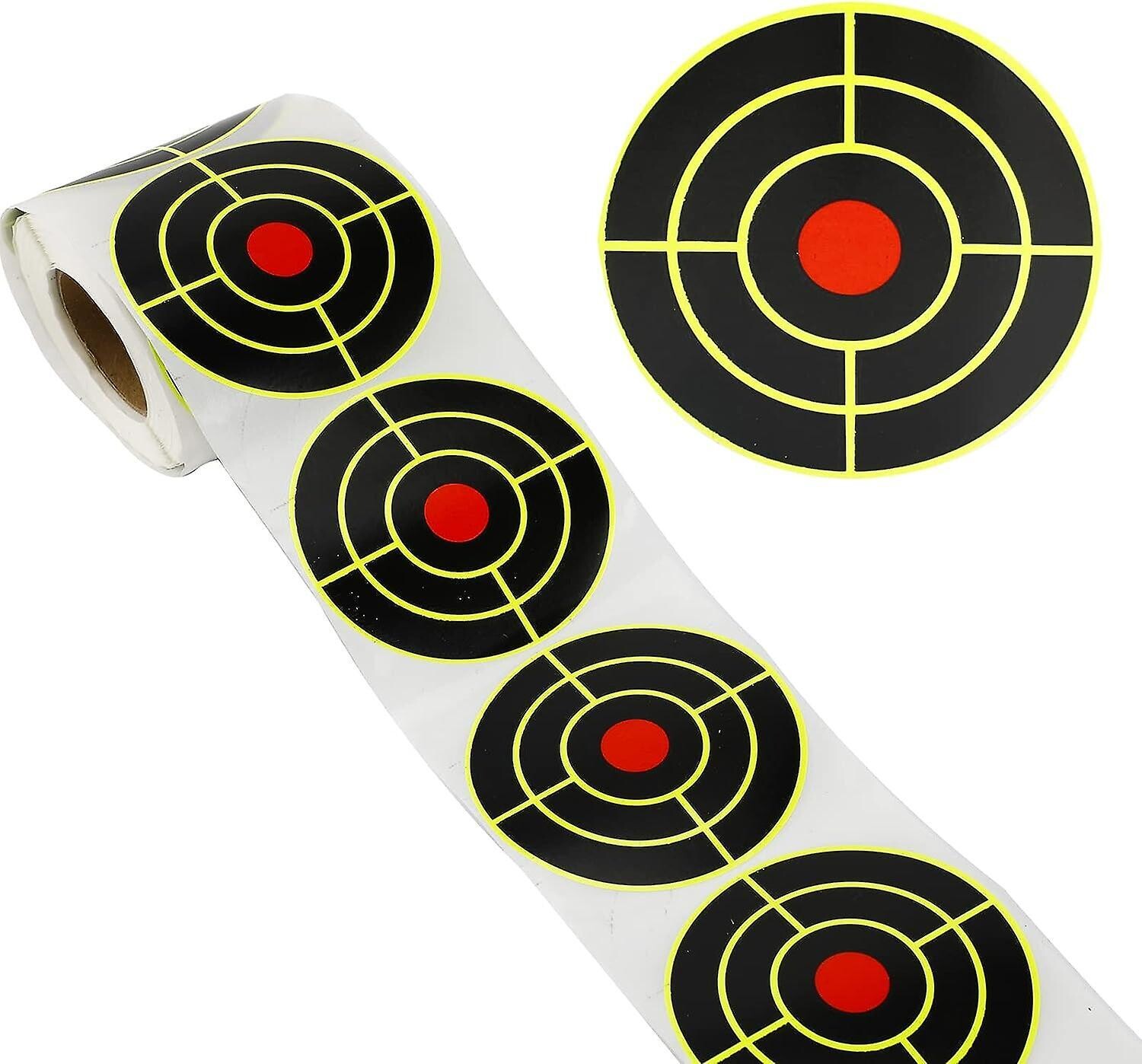 Splatter Targets - Self-Adhesive Target Stickers x 100 Piece Roll