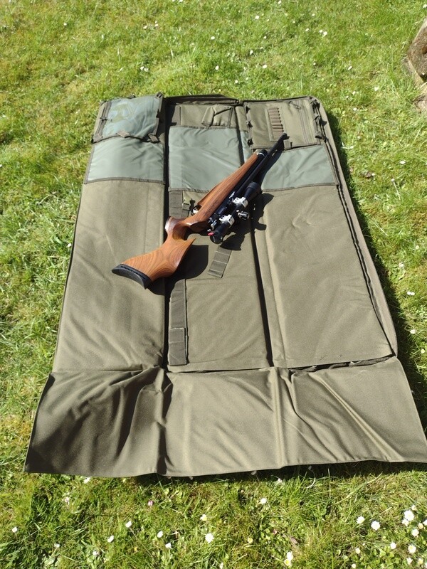 PQARA Premium Heavy Duty X-Large 51&quot; Gun Bag For FT &amp; HFT Built-In Laying Mat