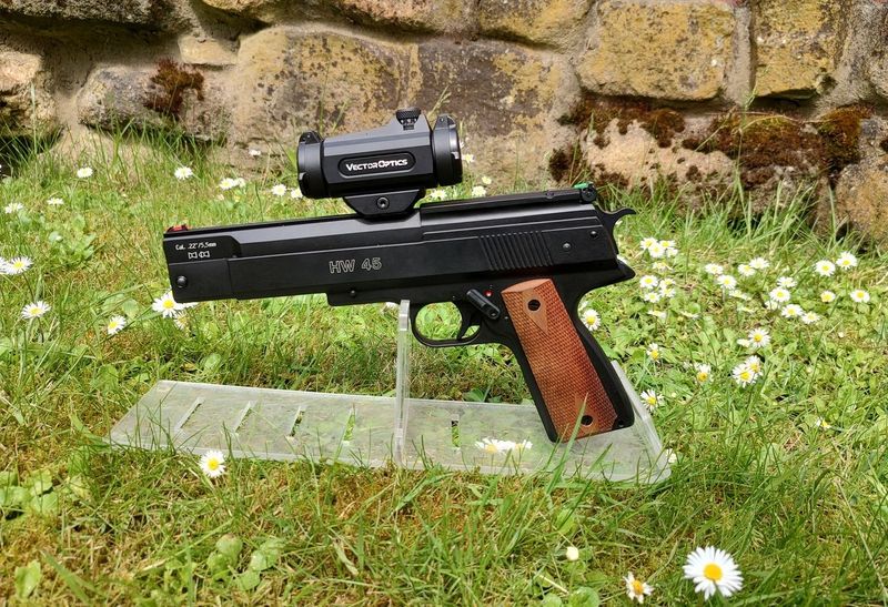Vector Optics SCRD-72 Maverick-II 1x25 GenII Red Dot Sight Motion Sensor + HW45/75 Fitting Kit &amp; Recoil Stop