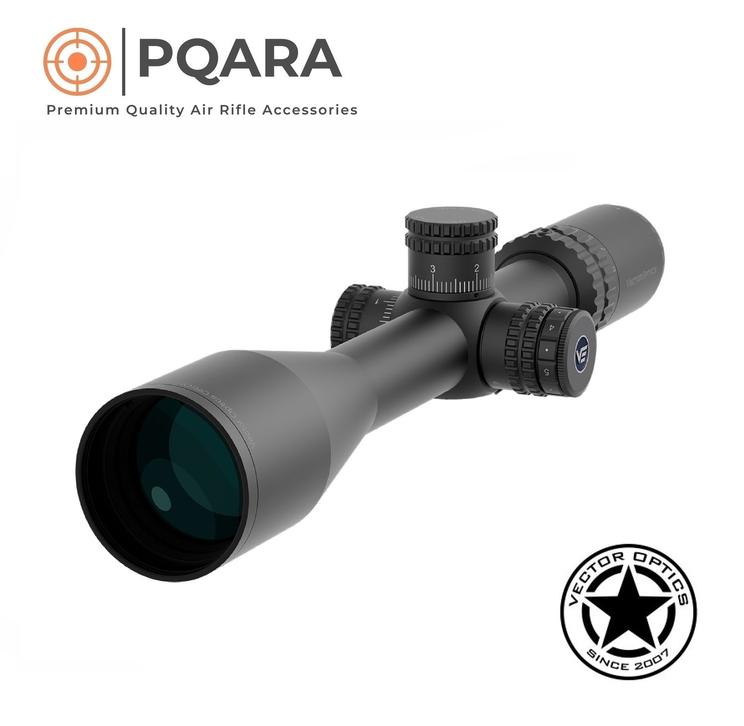 Vector Continental X6 2-12x50mm Rifle Scope, SFP Vet-10 BDC Illuminated