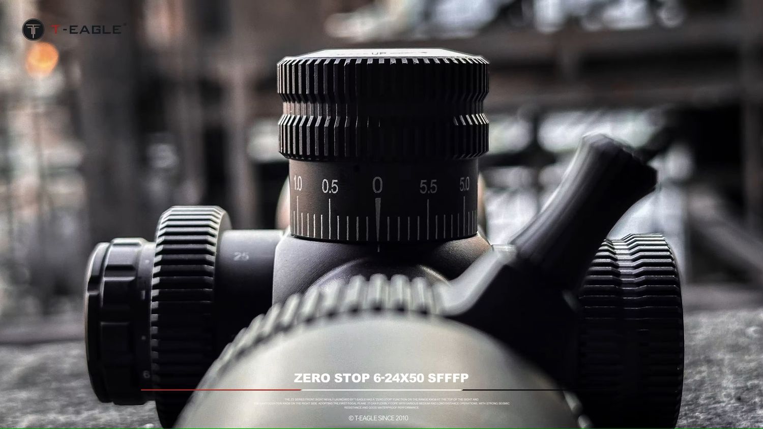 T-EAGLE ZS 6-24X50 SF FFP IR Zero Stop