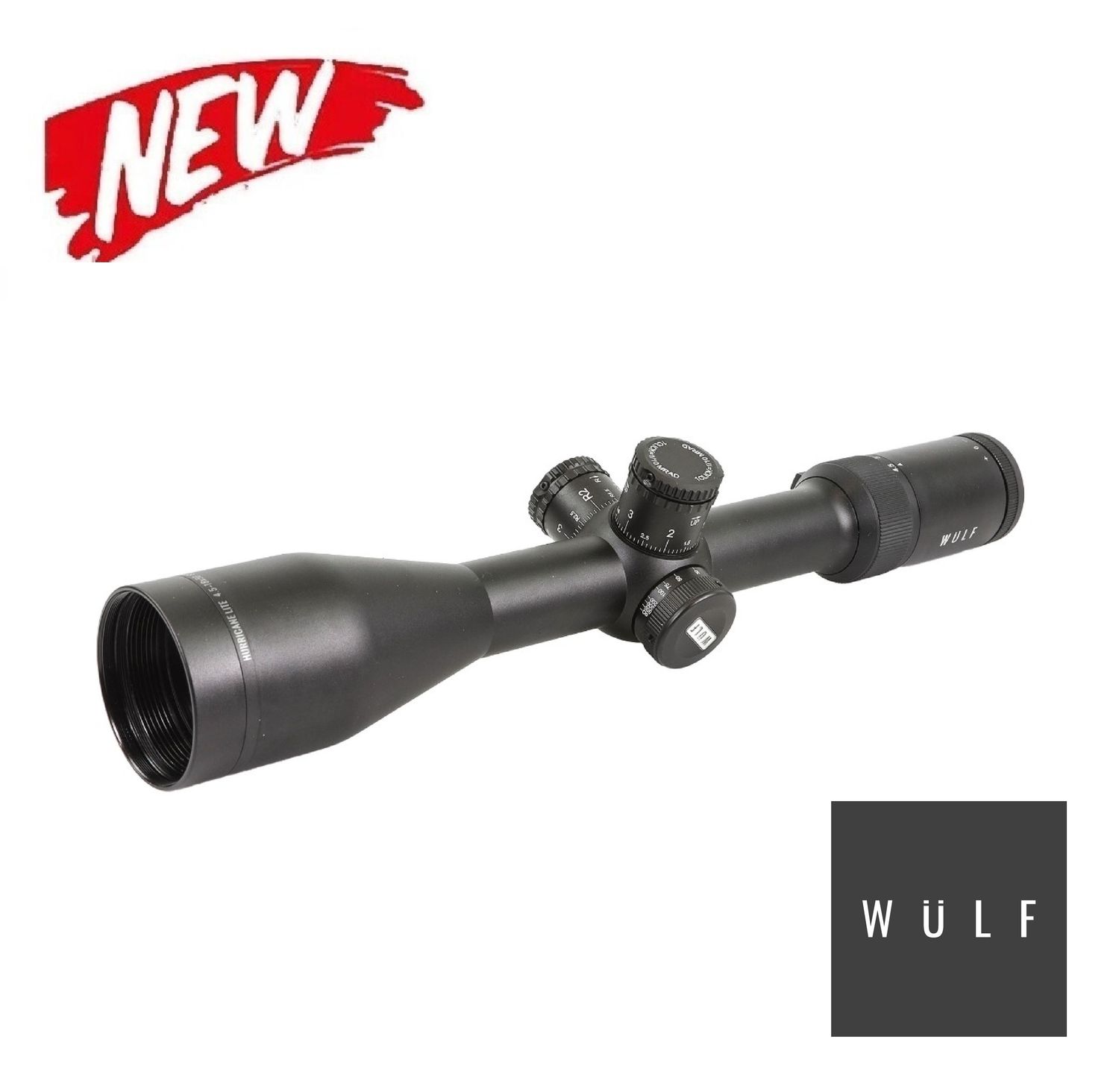 WULF Hurricane Lite 4.5-18x50 SFP Half Mildot Rifle Scope