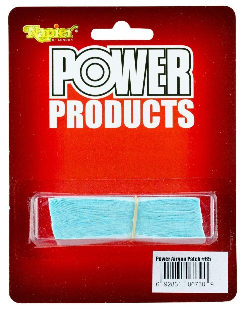 Napier Power Airgun Patch - Barrel Pull-Through - Pre-Cut Cleaning Patches