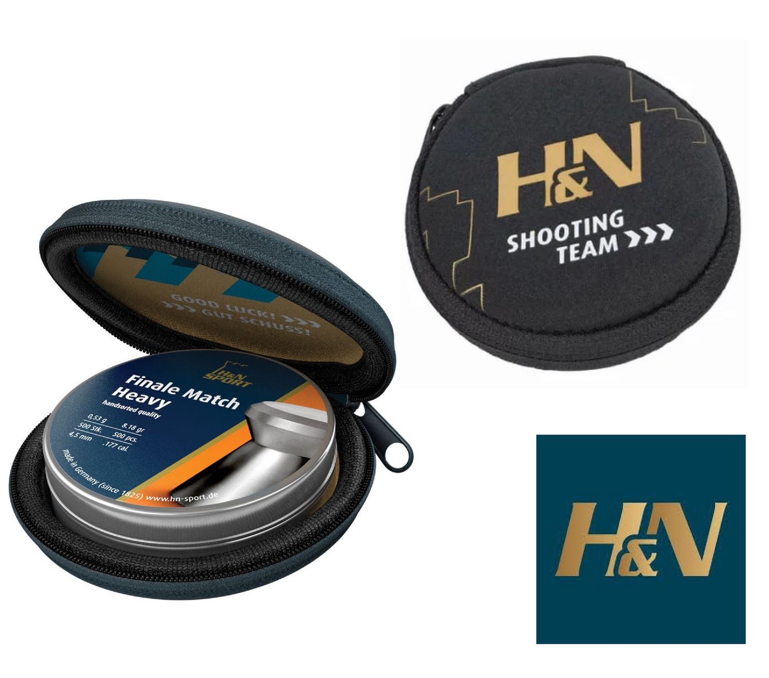 H&amp;N Neoprene Zipped Pellet Tin Holder