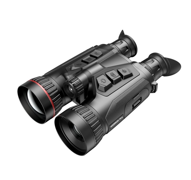 HIKMICRO Habrok Pro HX60L Multi-Spectrum Thermal Binocular - 1280px 60mm with 4K Optical Camera LRF