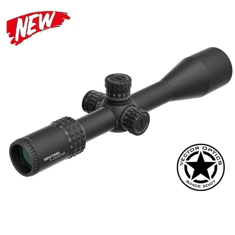 Vector Optics SCFF-58 Sentinel 5-25x50 HD FFP Gen II Rifle Scope