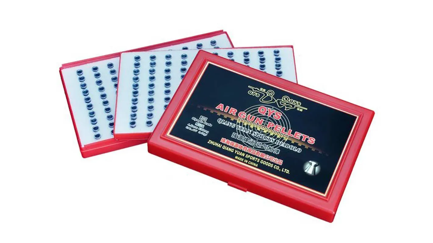 QYS OLYMPIC .177 Flat-Head Airgun Pellets - Professional Grade