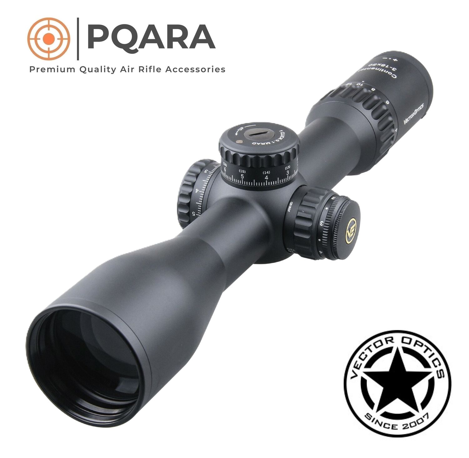 Vector Optics SCFF-28 Continental 3-18x50FFP Scope - 34mm Tube