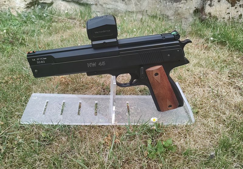 Vector Optics SCRD-69 Scrapper 1x20 Ultra Compact Motion Sensor Red Dot Sight + HW45/75 Fitting Kit &amp; Recoil Stop