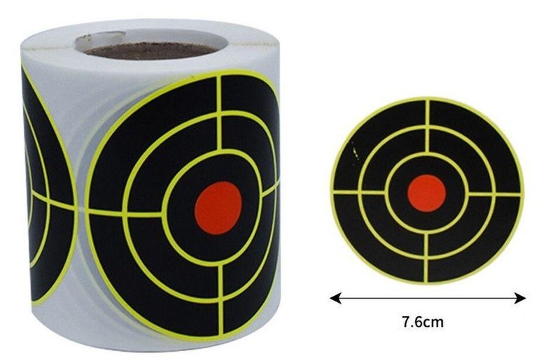 Splatter Targets - Self-Adhesive Target Stickers x 200 Piece Roll Splatter Targets - Self-Adhesive Target Stickers x 200 Piece Roll